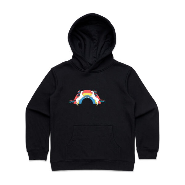 Rainbow Unicorns Kids Supply Hoodie Thumbnail